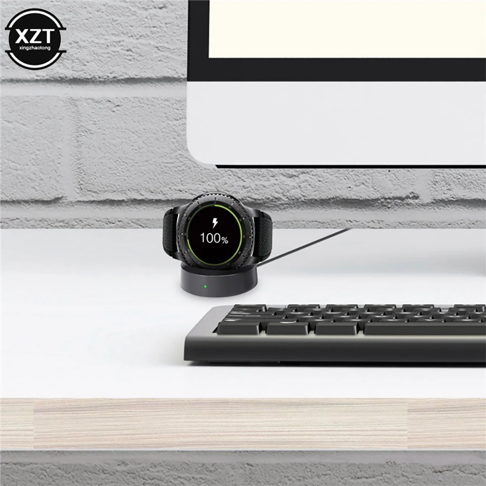 wireless fast charger for samsung gear s3 frontier s2 watch charger for samsung galaxy watch 46mm42mm free global shipping