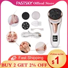 Pastsky электрическая Шлифовальная Пилка Для ног на шлифовки педикюр инструменты, удаляет мертвую кожу средство для удаления костных наростов 3 съемными роликовыми насадками 2 режима профессиональный уход за ногами