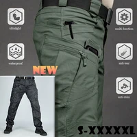 new mens casual cargo pants waterproof outdoor hiking jogger multi pocket work pant military tactical trousers plus size 6xl