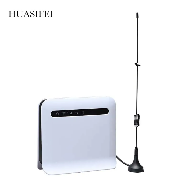 

HUASIFEI Router 4g Sim Card CAT4 150Mbps Wireless CPE Router 3G4G LTE FDD/TDD Unlock Router With External Antennas WAN/LAN RJ45
