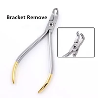 dental posterior teeth bracket removing pliers cutting adhesive part stainless steel dental orthodontic forceps tool for dentist