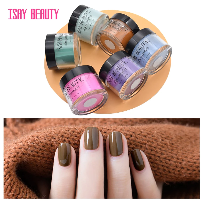 ISAYBEAUTY погружающийся порошок французский белый без лампы лечение 30 грамм гелевая