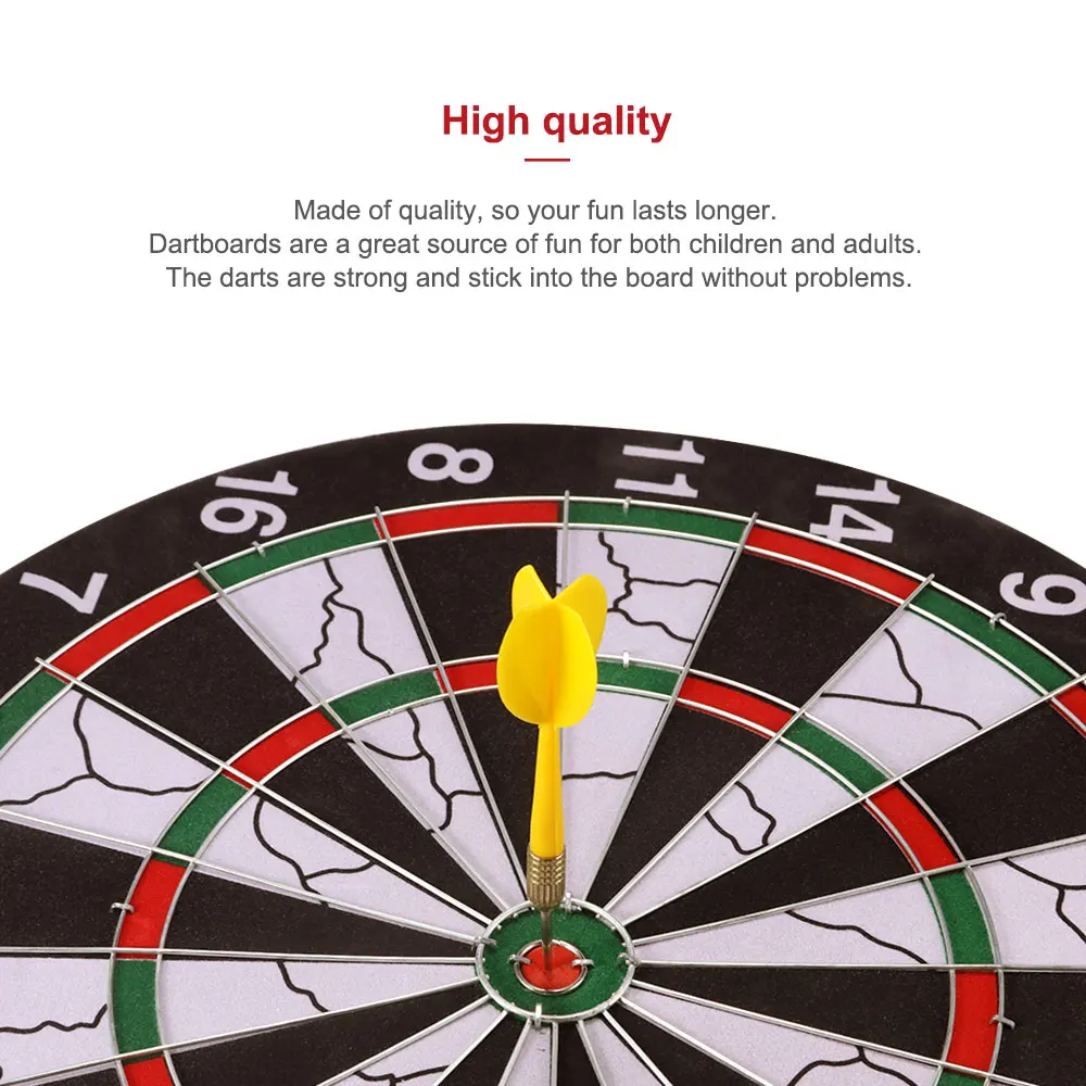 

new indoor 14 inch sport double target dart magnetic flocking dartboard board double thickening for wholesale and freeshipping