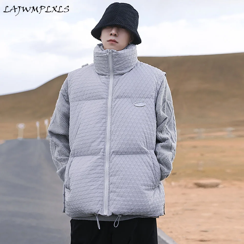 

Мужская модель, пузырьковое пальто 2021, Мужская зимняя модель, парки, жилеты, Мужская корейская мода, безразмерный жилет