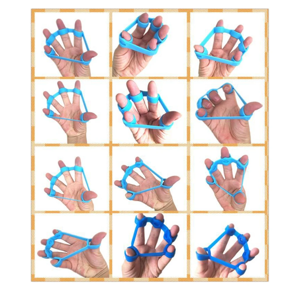 Силиконовый захват для пальцев силовой тренажер эспандер рукоятка запястье Йога
