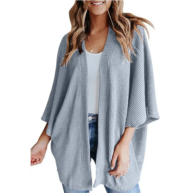 

Donsignet Women Sweaters Autumn Winter 2021 New Loose Cardigan Sweater T-shirt Blouse Women's Fashion Plus Size Cardigans