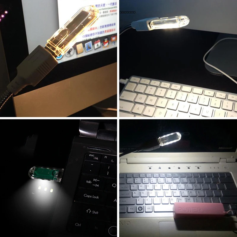 Мини USB СВЕТОДИОДНЫЙ светильник портативный 3/8 светодиодный s Ночной Настольная
