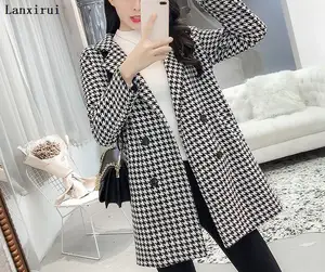 Женская шерстяная куртка с длинным рукавом, однотонная длинная куртка на молнии с широкой талией и капюшоном, зимняя верхняя одежда