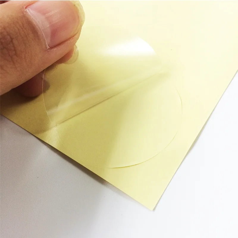 

2400PCS/lot Simple Circle Transparent DIY Multifunction Stickers for Gift Packing seal sticker for baking Students' DIY labels