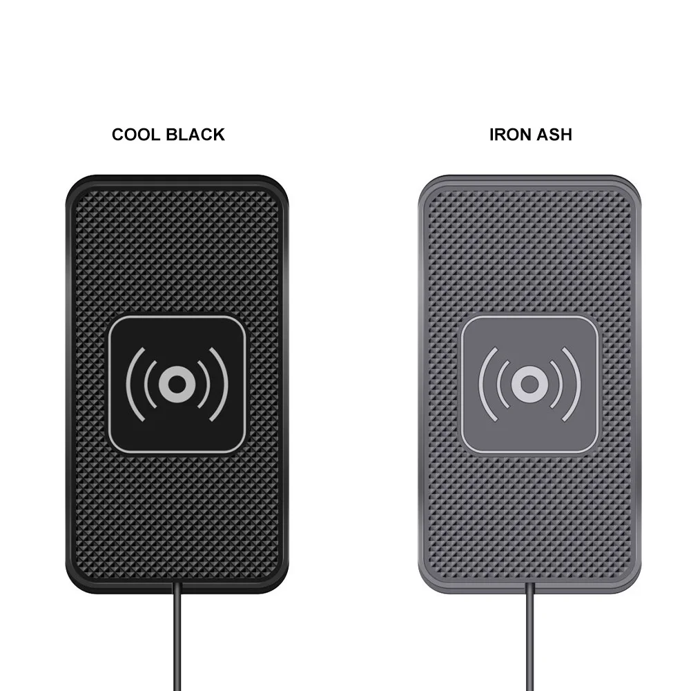 car fast wireless charger silicone pad cradle stand dock 10w for samsung s20 s10 iphone 12 11 pro xs max wireless charging stand free global shipping