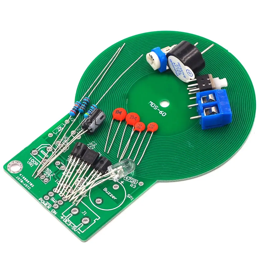 

Soldering Practice Kit Metal Detector Electronic Part Produces Sound And Light After Detecting Electronic Detector Kit
