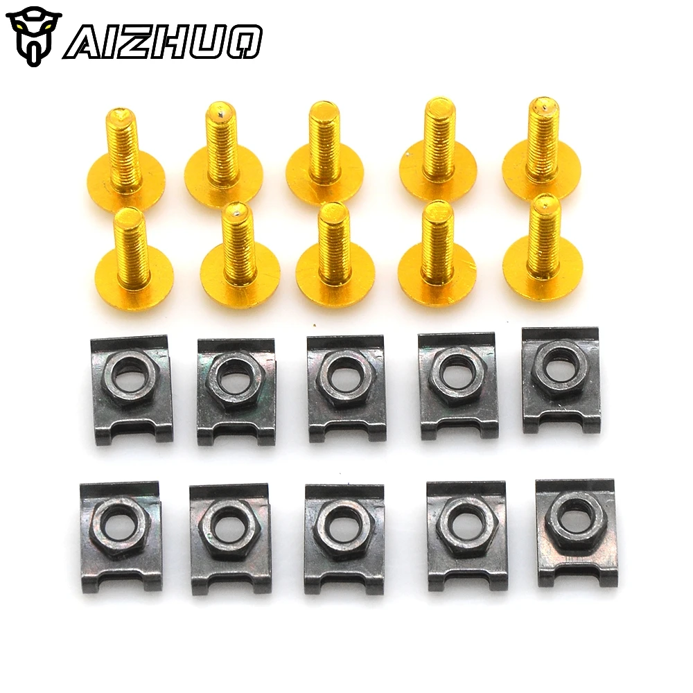 Болты для обтекателя мотоцикла винтовой зажим корпуса винты гайки YAMAHA MT 15 MT15 M SLAZ