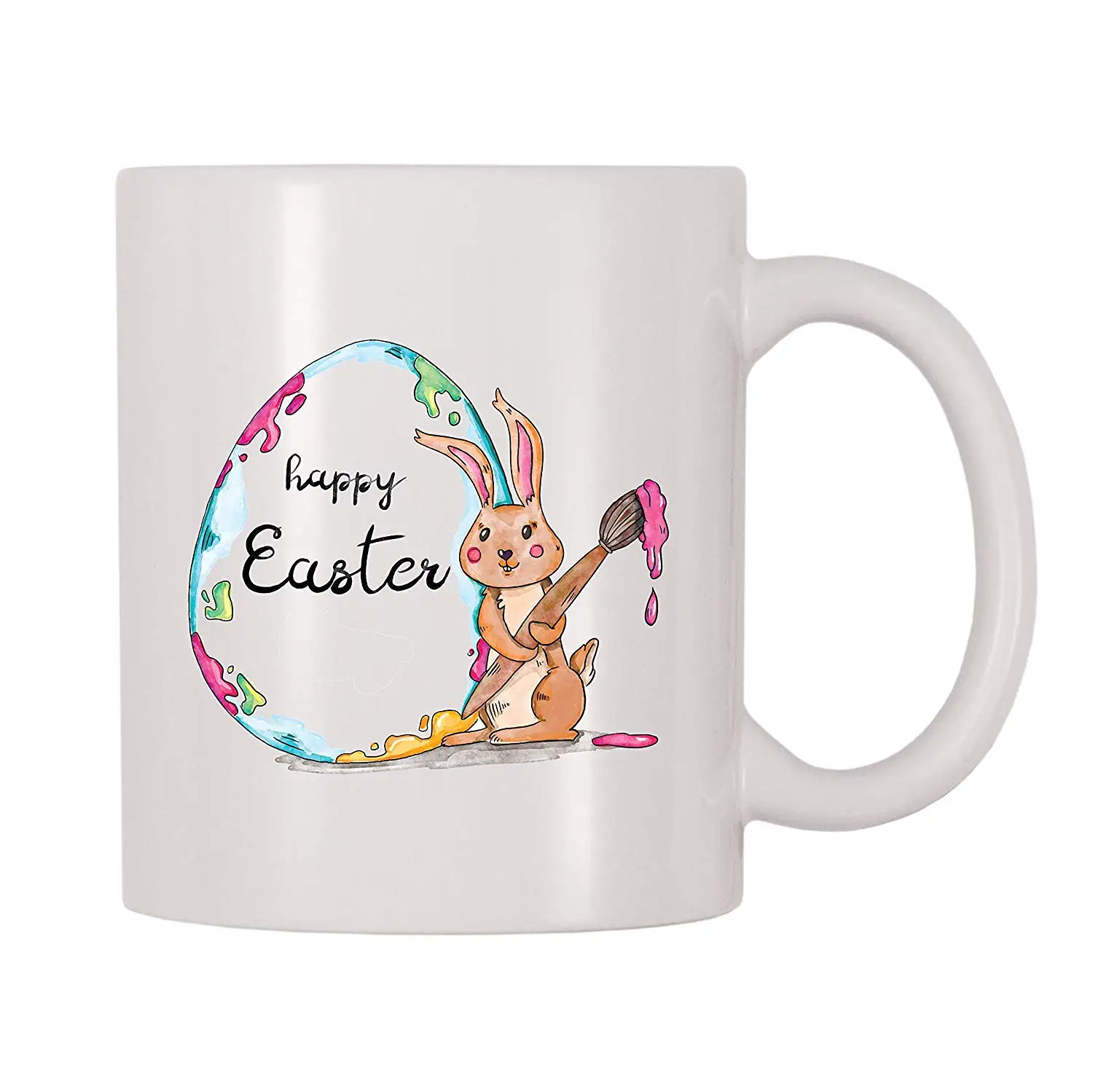Happy Easter Panda/Rabbit Mugs Beer Travel Cup Coffee Mug Tea Cups Friend Gift Birthday Gifts | Дом и сад