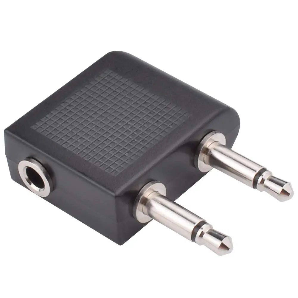 3 5 мм стерео джек гнездовой наушник вход для наушников адаптер авиалиний самолет