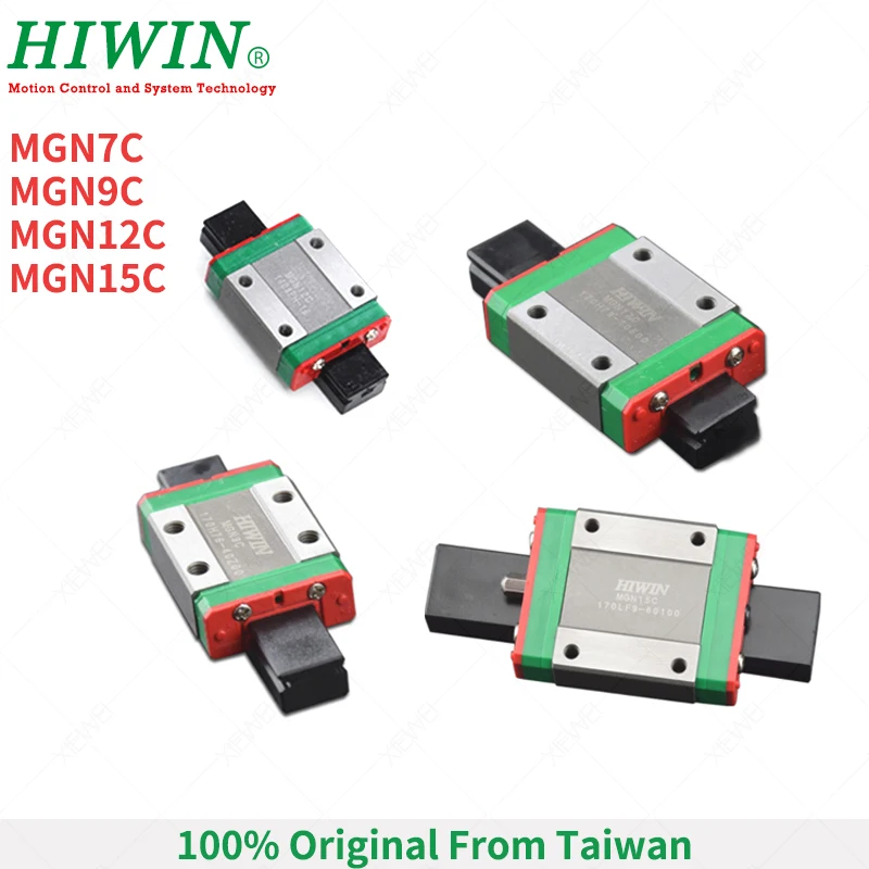 HIWIN линейный подшипник в корпусе MGN7C MGN9C MGN12C MGN15C каретки для линейной направляющей MGN7 MGN9 MGN12 MGN15 CNC