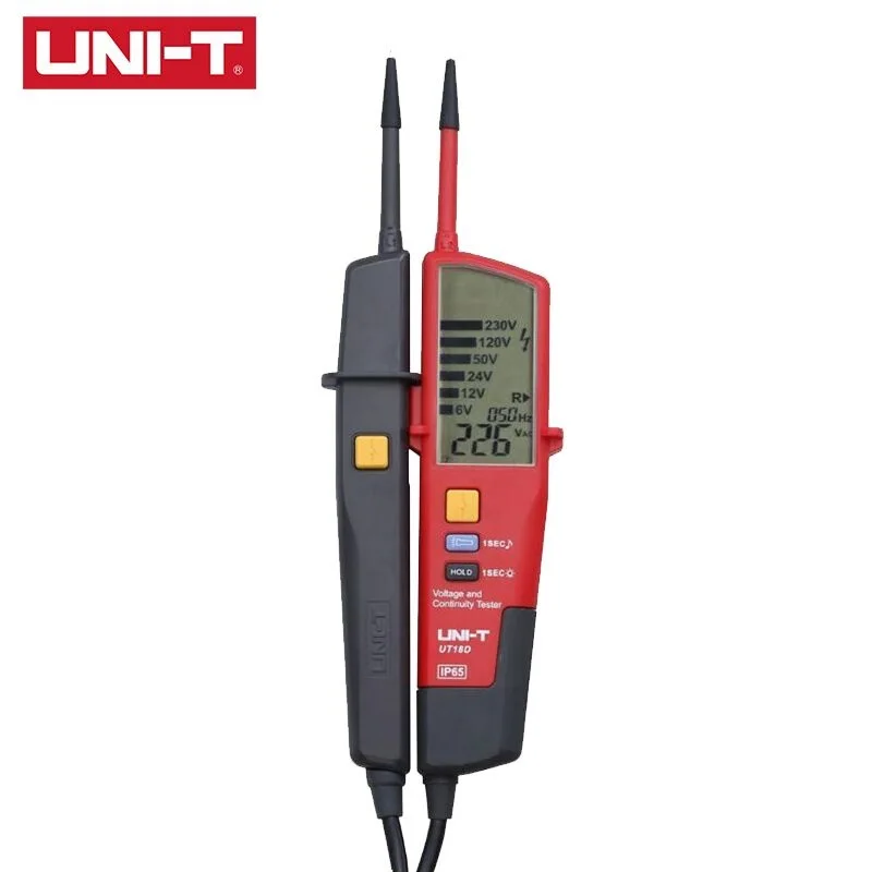 UNI-T Uni t UT18D  Voltage and Continuity Testers LED/LCD Display Voltage Meter Auto Range Volt Detectors Pen Voltmeter Digital