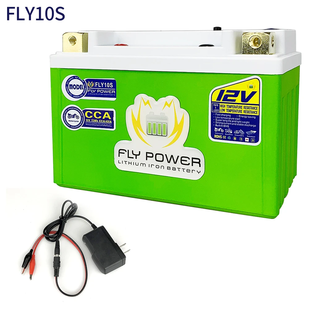 YTZ10S YTZ10S-BS 12V мотоциклов LiFePO4 стартер Батарея CCA 420A 96Wh Встроенный BMS