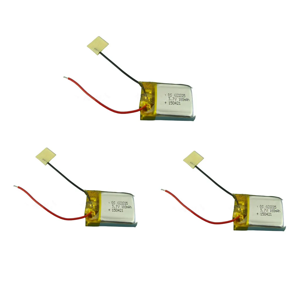Литий-полимерный аккумулятор 3,7 в 180 мА · ч для Syma S107 S107G S108 RC вертолетный Липо Аккумулятор 3,7 в 602025 для Skytech M3 m3 запасные части