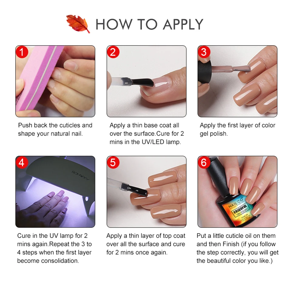 NAILCO 8 мл 81 цвета отмачиваемый гель для ногтей УФ светодиодный Полупостоянный