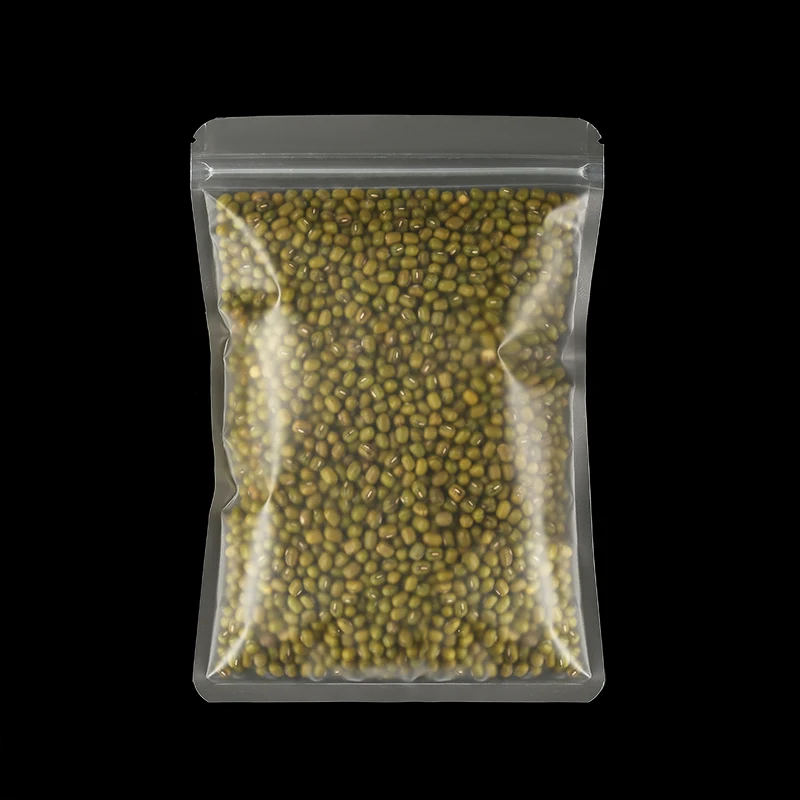 100 шт. пакеты на молнии 30x40 см матовая искусственная прозрачная пластиковая сумка