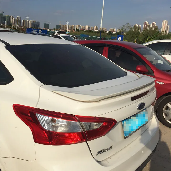 Спойлер для Ford Focus высокое качество ABS материал заднее крыло автомобиля Праймер
