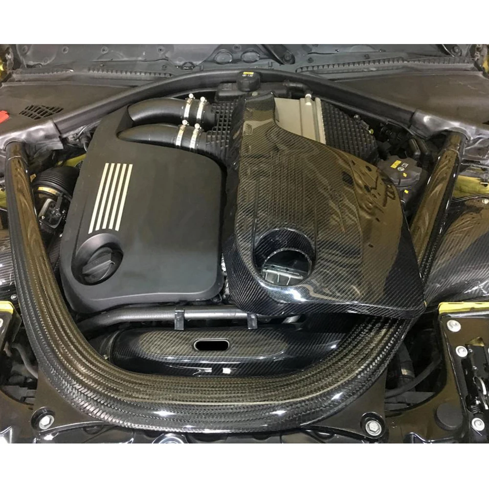 Углеродное волокно крышка двигателя автомобиля капот для BMW F80 M3 F82 F83 M4 2014 2019