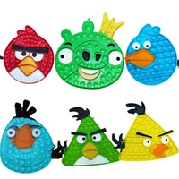 20cm fidget toys angry birds red the blues chuck terence pop it squirtle gobang anti stress george pig anime for gift toy
