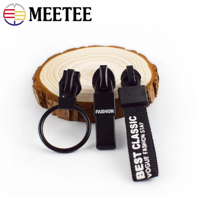 Meetee 10 шт 5 # Анти загрузочные ползунки на молнии для водонепроницаемой обратной