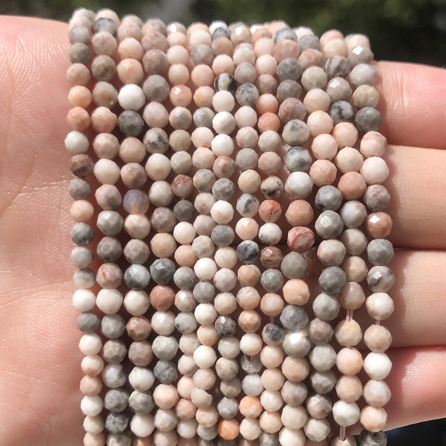 Бусины из натурального агата лазурита амазонита опала 2/3/4 мм | Украшения и