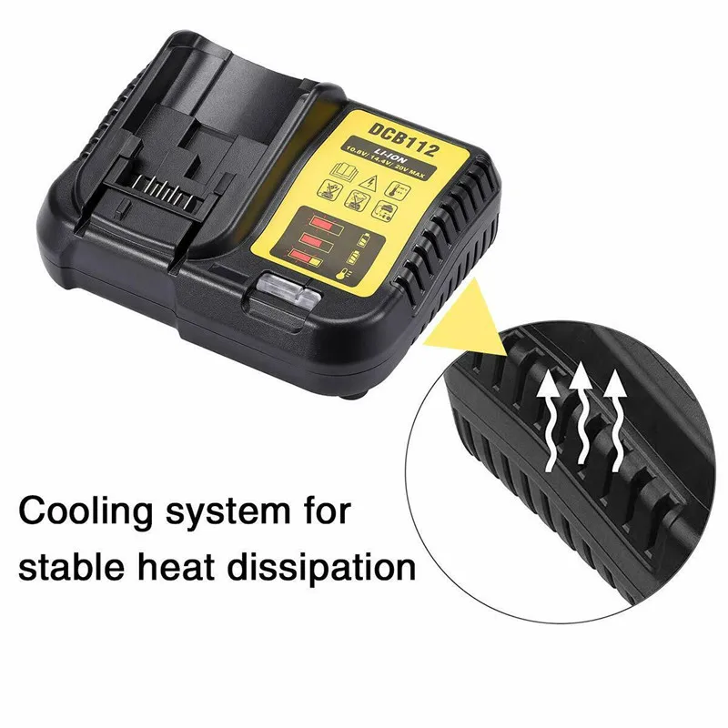 New Rapid Multi Battery Replacement Charger for Dewalt 10.8-18V XR Li-ion DCB112 Fast Lithium | Автомобили и мотоциклы