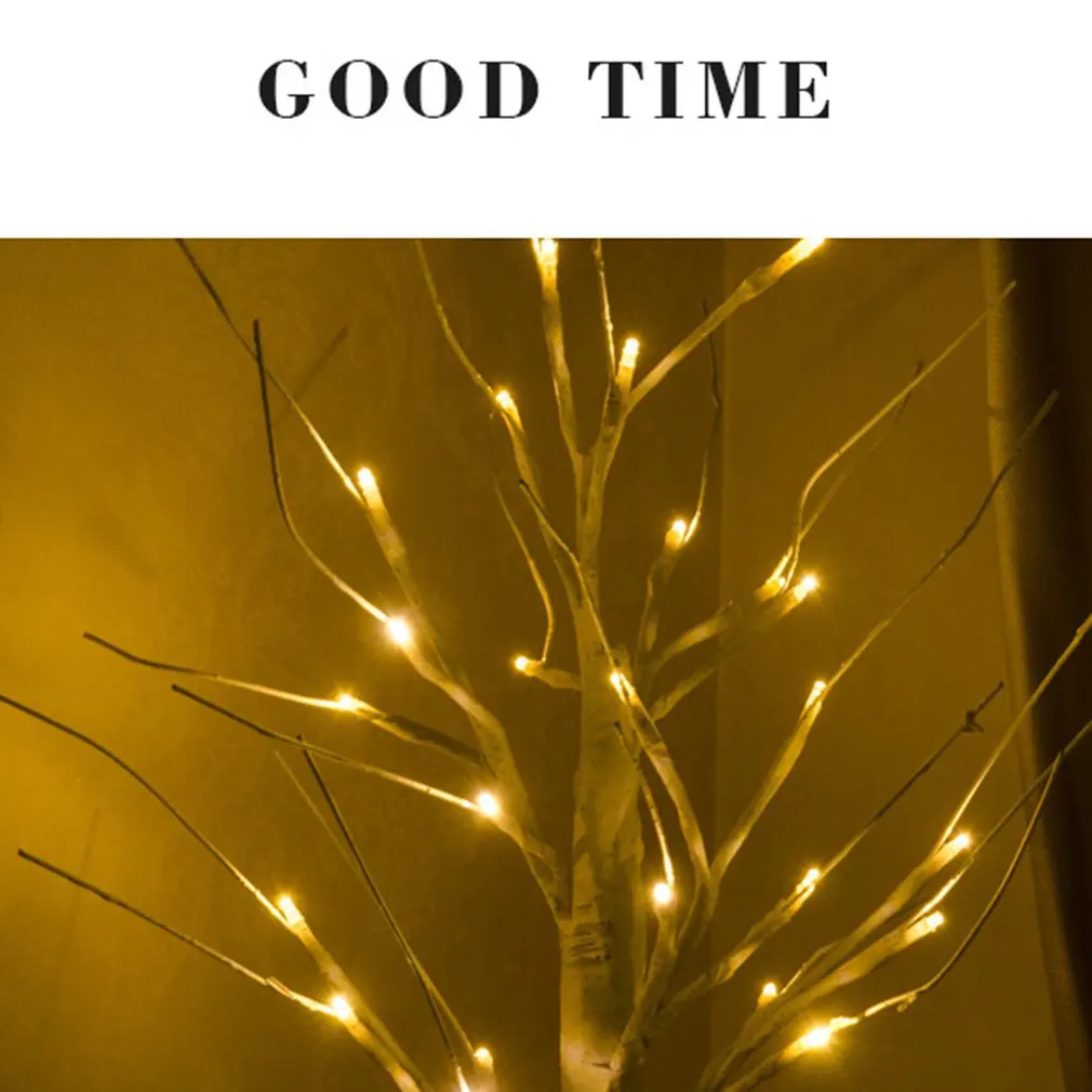 

Hot High Quality Lighted Tabletop Birch Tree Lights Twig Tree Lights Simulation Branch Decoration Light Artificial Night Light