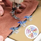 20 шт., разноцветные пластиковые зажимы для шитья