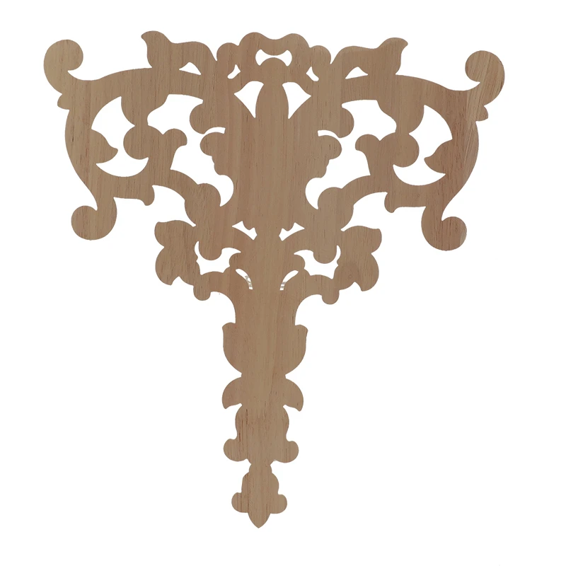 Door On The Wall Woodcarving Wood Decal Carving Lines Applique Rose Rubber Home Decoration Accessories Cabinet Hot Sal | Дом и сад