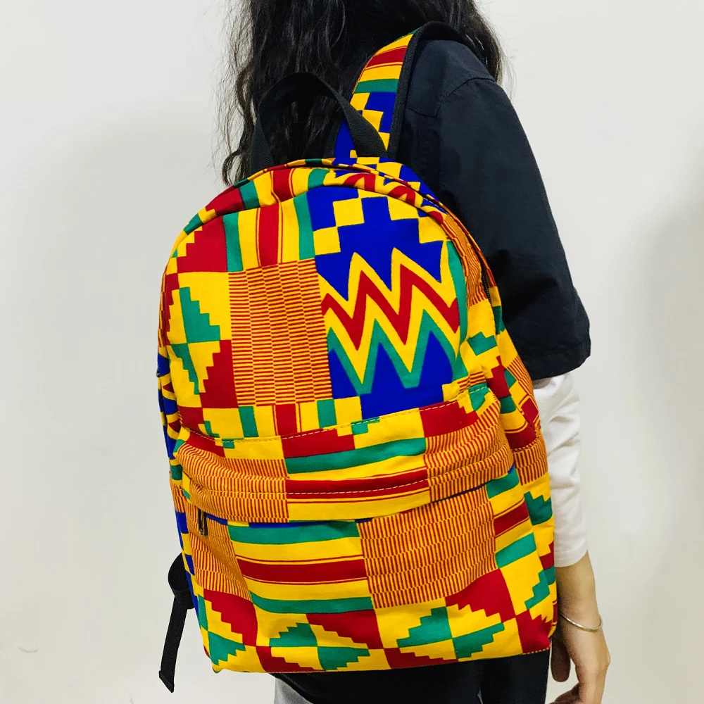 Африканская сумка из Анкары вощеная Высококачественная kente модный рюкзак