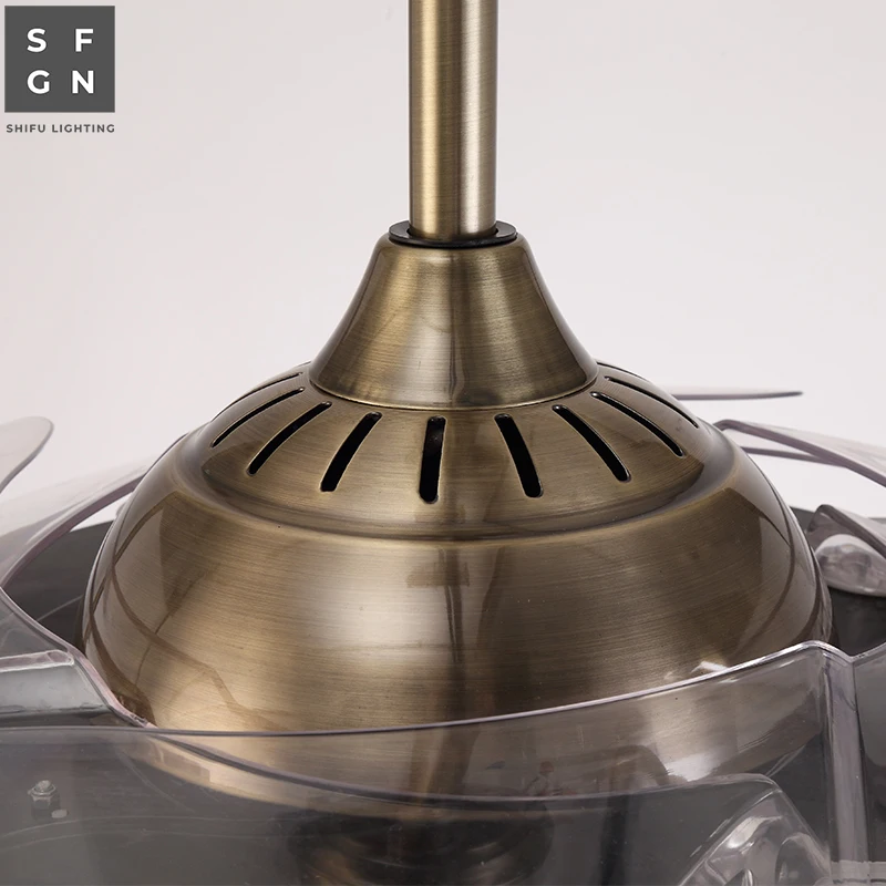 Светодиодный потолочный вентилятор для гостиной столовой спальни 110 В 220