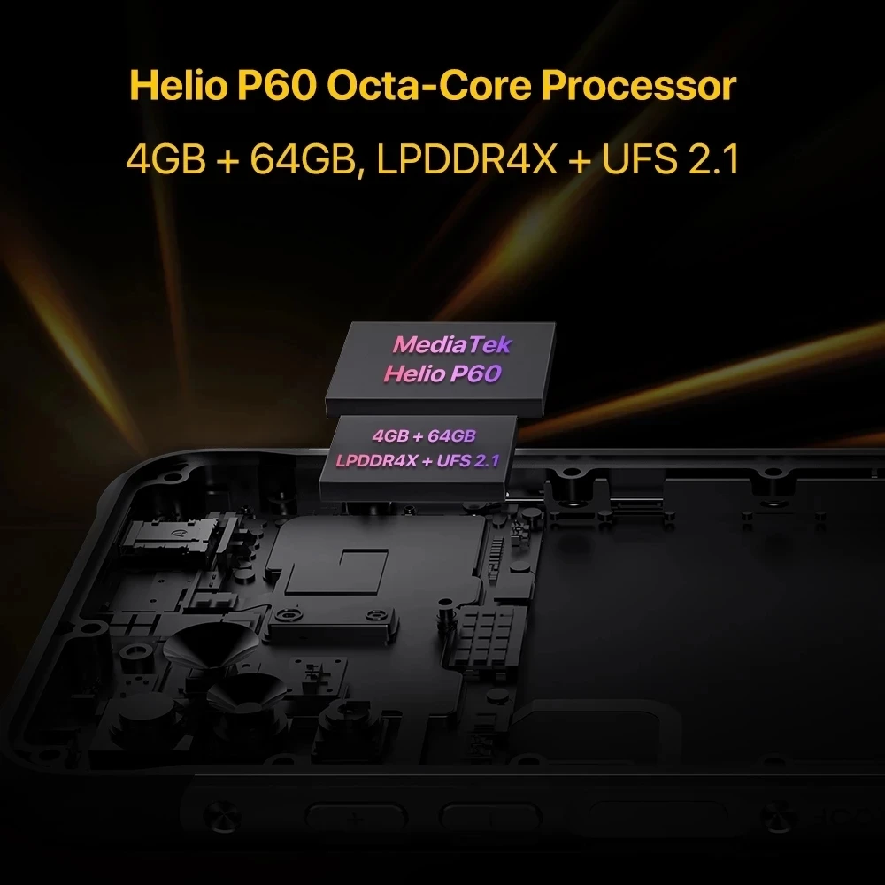 UMIDIGI Bison X10 Pro смартфон с 6 3-дюймовым дисплеем процессором Helio P60 ОЗУ 4 Гб ПЗУ 64/128 ГБ 20