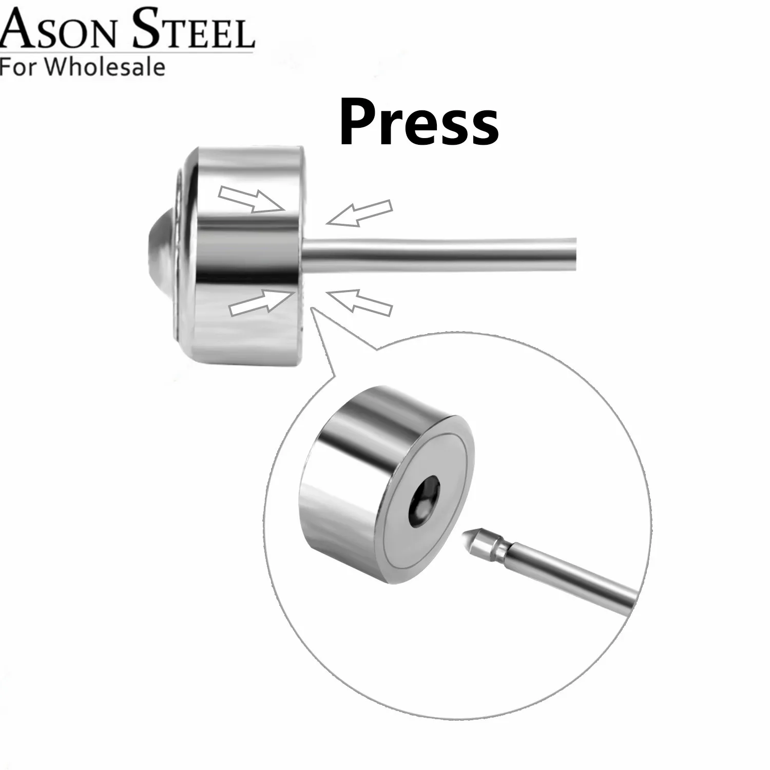 ASONSTEEL 316L Stainless Steel Heart Small Stud Earrings Set Jewelry for Women Men Gold Silver Color Children Earring | Украшения и