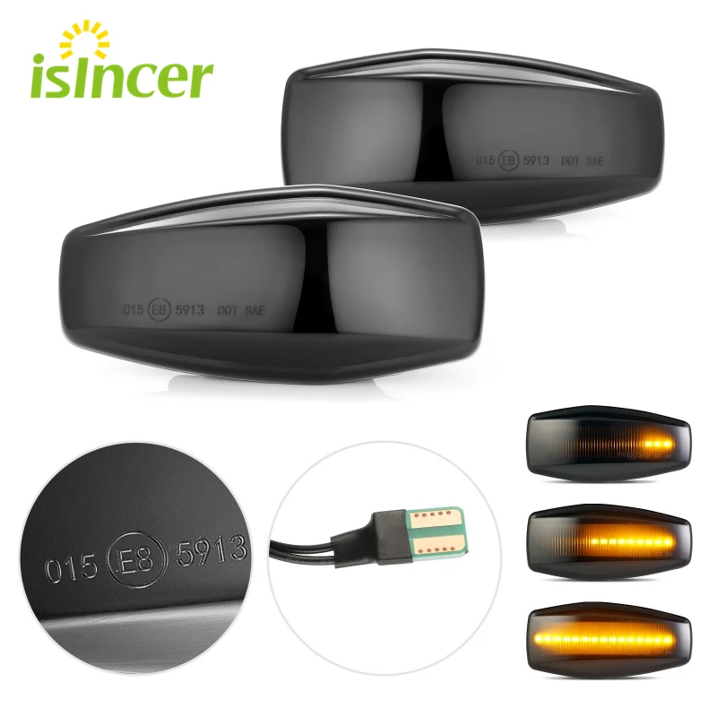 

Светодиодный динамический боковой указатель поворота, последовательный указатель поворота, Световой индикатор для Hyundai Elantra Getz Sonata XG townan ...