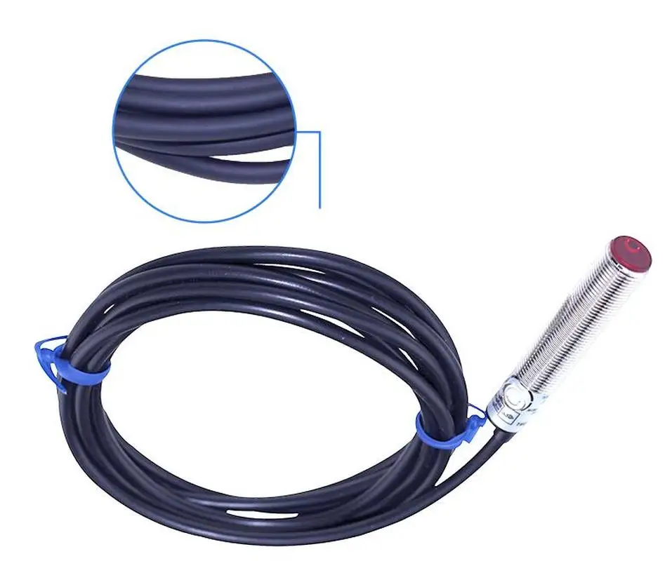 Фотоэлектрический переключатель датчика рассеянного отражения лазера M12