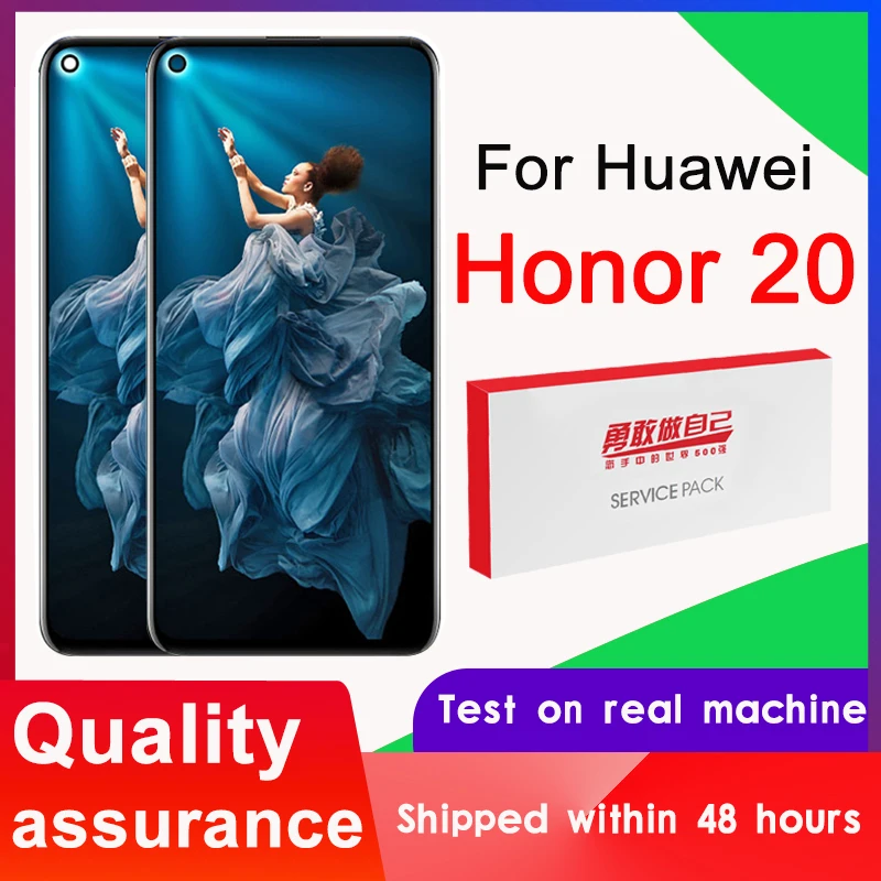 100% тестирование 6 26 &quotЖК дисплей экран Замена для Huawei честь 20 ЖК сенсорный