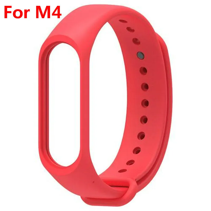 1x умный Браслет для xiaomi mi Band 3 4 спортивный ремешок часы силиконовый ремешок для xiaomi mi band 3 4 браслет mi band 4 3 ремешок - Цвет: For Xiaomi Mi Band 4