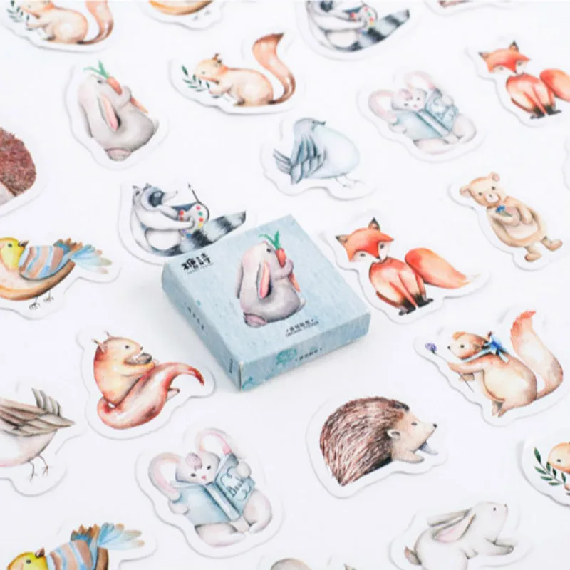 Для выведения токсинов 40 шт Kawaii зеленая кислородная жизнь наклейка для