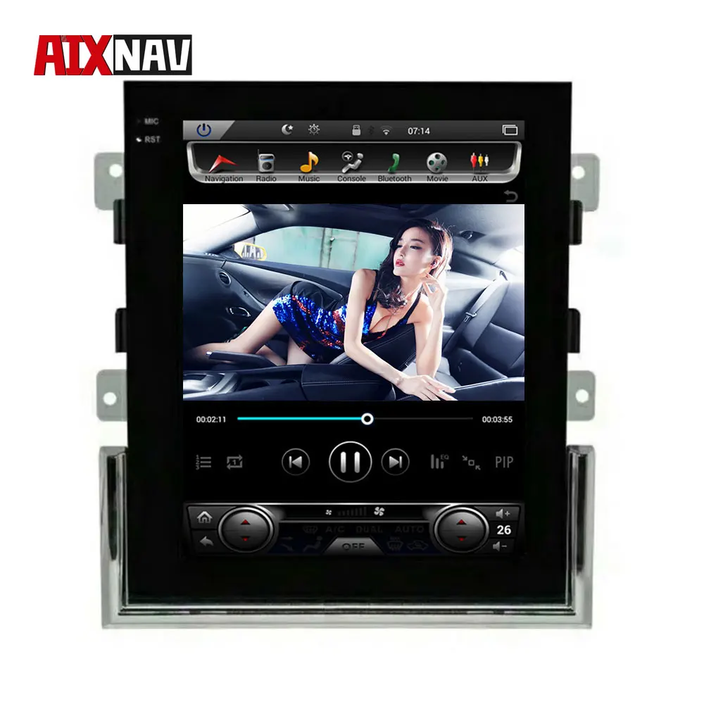 Автомагнитола 2 Din с GPS навигацией мультимедийный плеер на Android сенсорным экраном