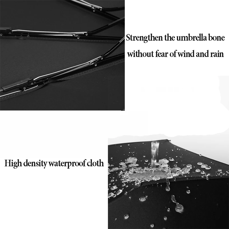 Складной зонт для мужчин и женщин с длинной ручкой 12 ребрами|Зонтики| |