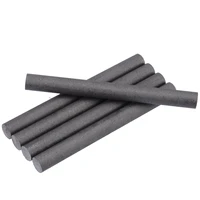 5pcs 100mm high purity 99 99 graphite rod graphite electrode cylinder rods bars black 10mm diameter for industry tools