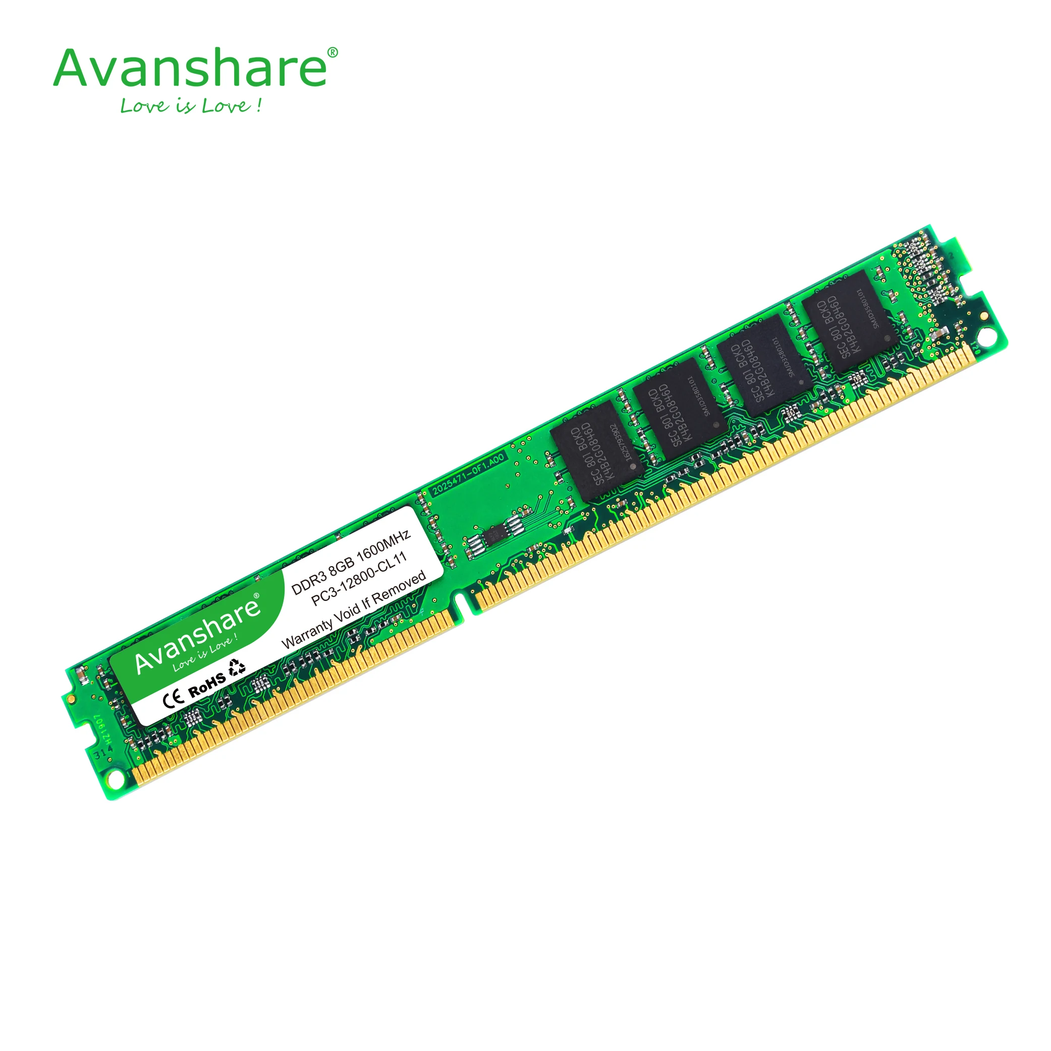 DDR3 8 ГБ 4 ГБ 1333 МГц 1600 МГц Настольный ОЗУ компьютерный модуль памяти для AMD 240pin 1,5 В от Avanshare