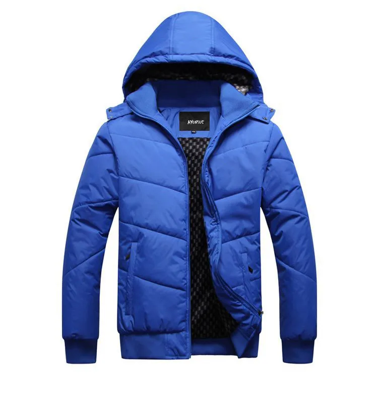 2020 Новая модная зимняя куртка для мужчин толстый теплый хлопок верхней одежды с