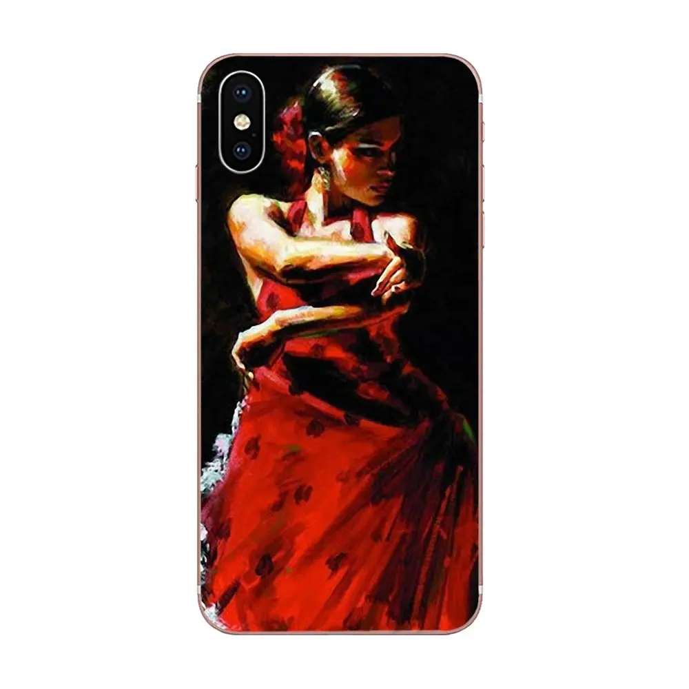 For Sony Xperia XZS XA1 L1 XA X Z Z1 Z2 Z3 Z4 Z5 XZ1 Compact E5 XZ Premium Phone Skin Case Artist Top Art The Spanish Dancer | Мобильные