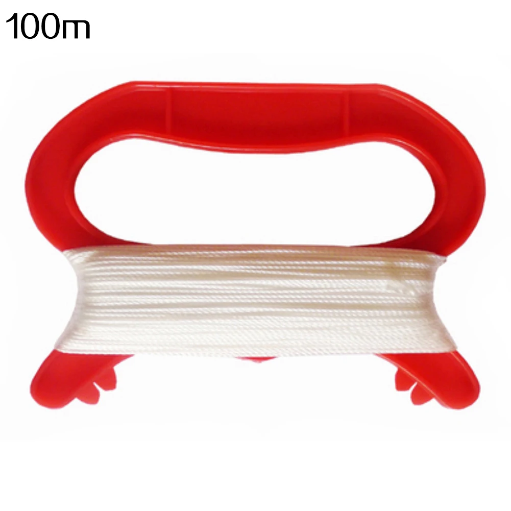 

30/50/100m D Red Shape Kite Line thin thread Winder Handle Outdoor Kites Flying Toys For Children Kids Control Bar and Line