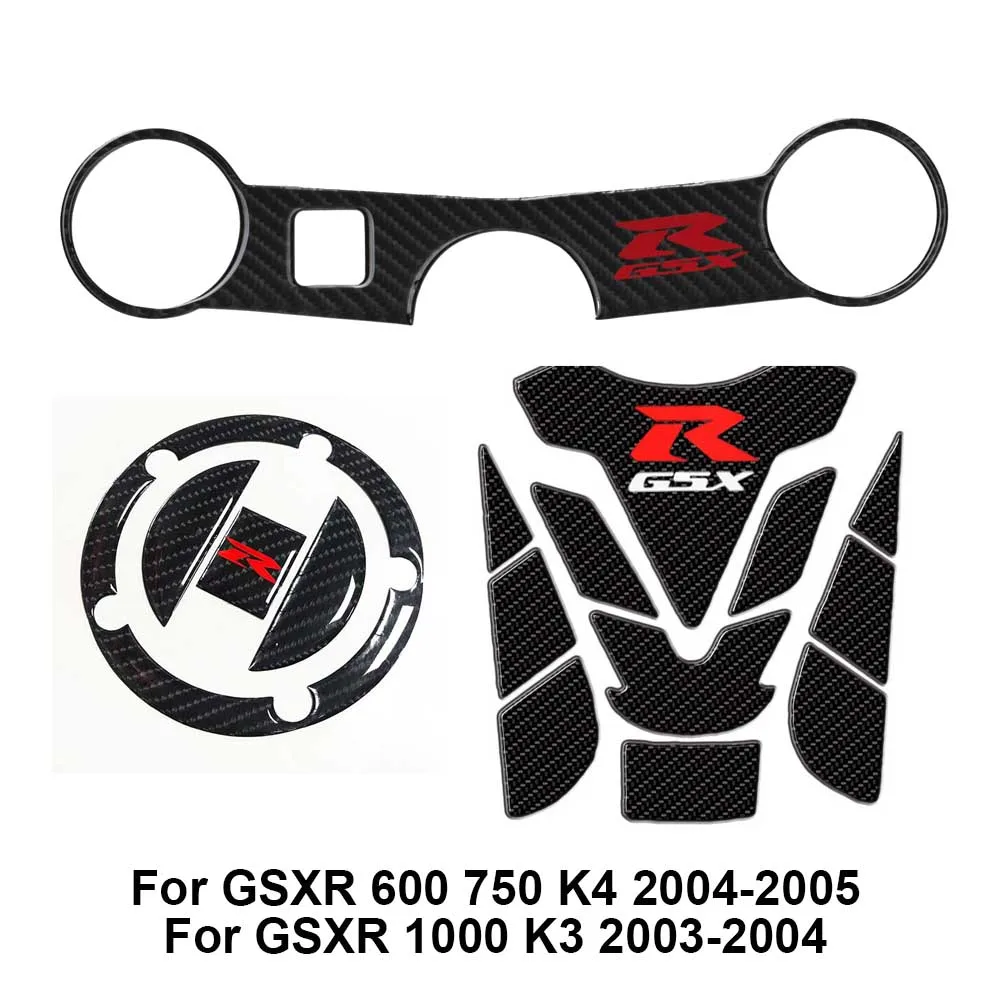 Для Suzuki GSX R 600 750 1000 K1 K3 K4 K5 K6 K7 K8 K9 Мотоцикл Танк рыбья кость 3D углеродного волокна